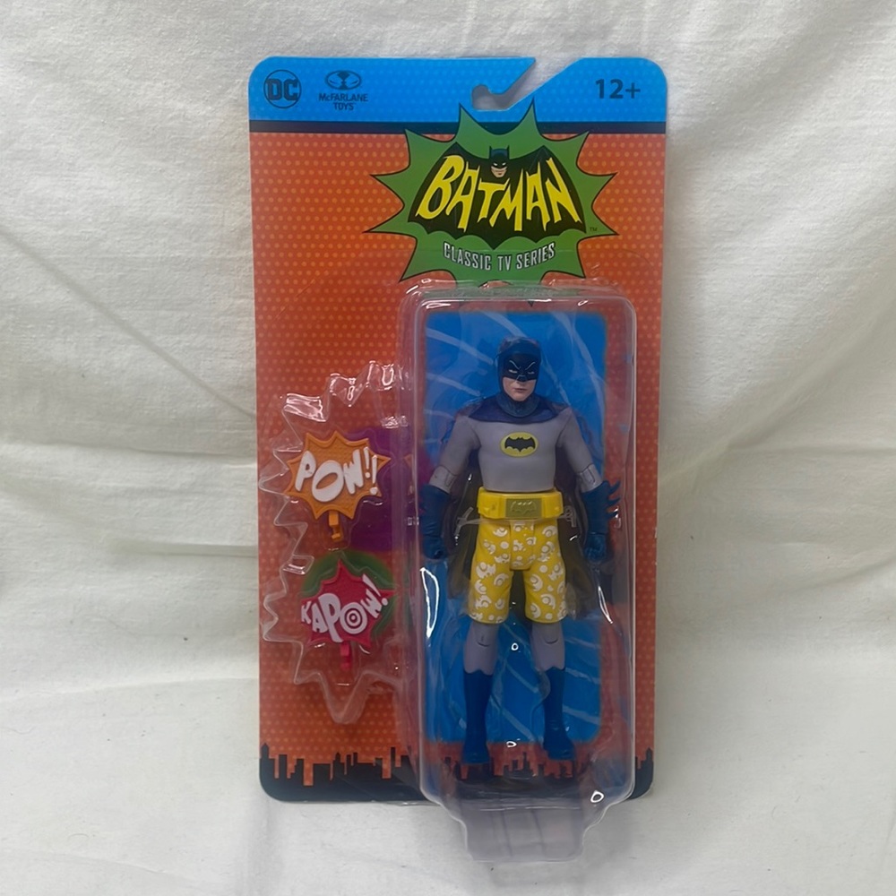 Retro BATMAN IN SWIM TRUNKS "1966 BATMAN Classic TV Series" Action Figure - McFa